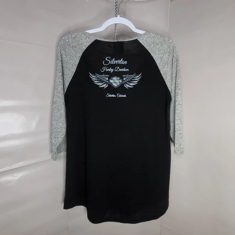 Harley Davidson Women's Top Size Large - Picture 2 of 3